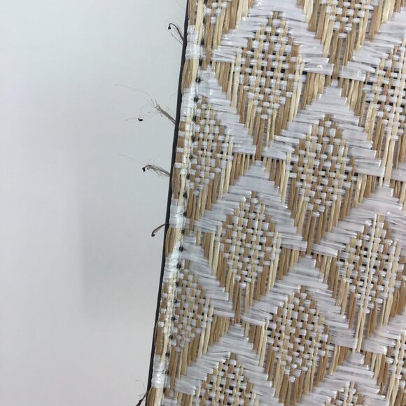 ALDO, Woman's Handbag, White & Gold, Diamond Pattern - Picture 4 of 4